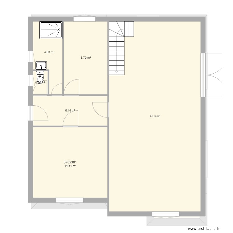 PALATOLE. Plan de 17 pièces et 235 m2