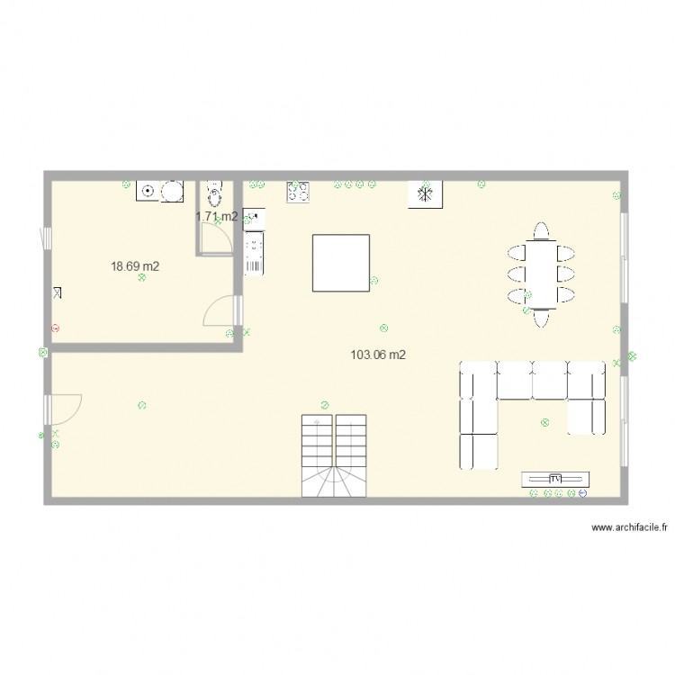 Maison Etage. Plan de 0 pièce et 0 m2