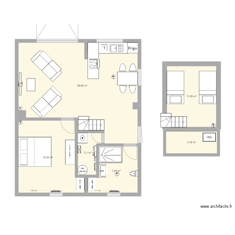 Gites final 11 meuble V2. Plan de 0 pièce et 0 m2
