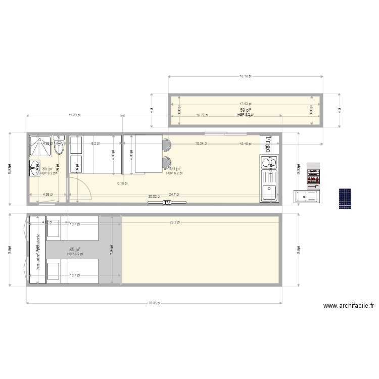 zoe. Plan de 0 pièce et 0 m2