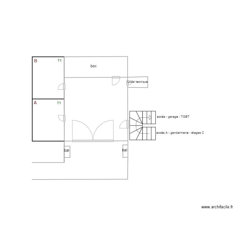 Arolles C RC. Plan de 0 pièce et 0 m2