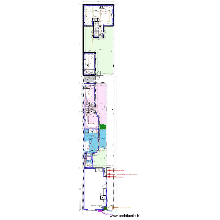 FIEUX construction final. Plan de 0 pièce et 0 m2