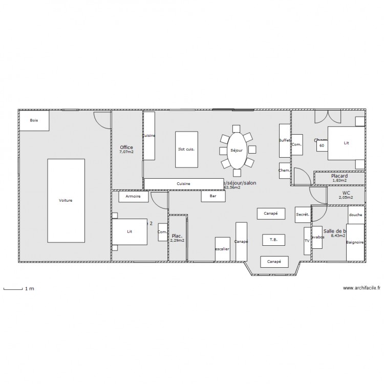 RC, maison d'Auberville. Plan de 0 pièce et 0 m2