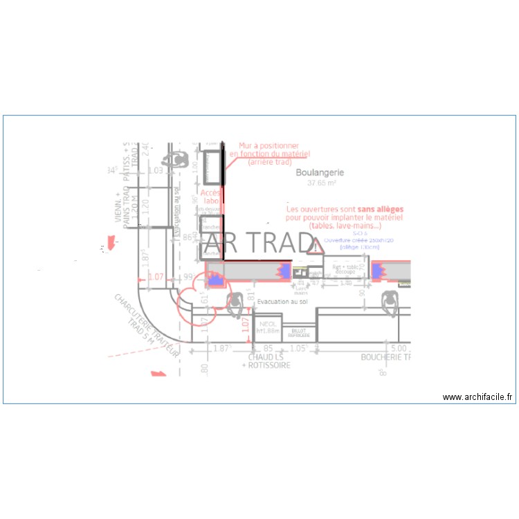 VERNAISON ARRIERE TRAD CTT. Plan de 0 pièce et 0 m2