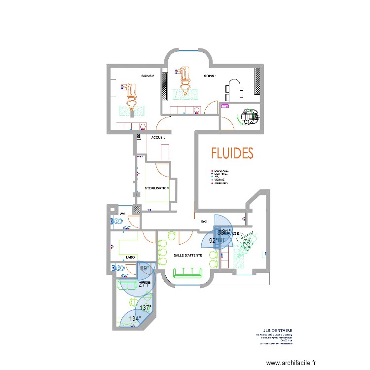 JLB DENTAIRE. Plan de 0 pièce et 0 m2