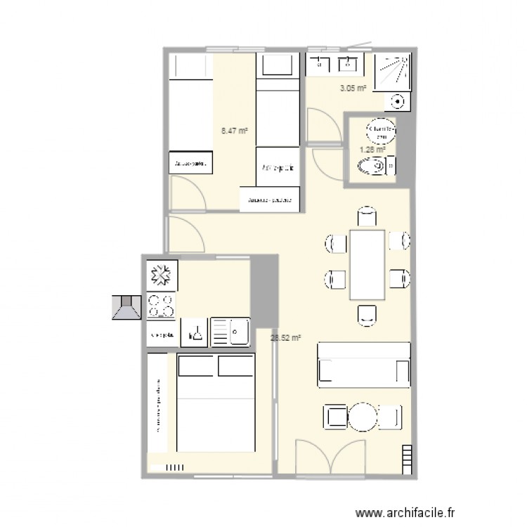 Chamrousse plan 5. Plan de 0 pièce et 0 m2