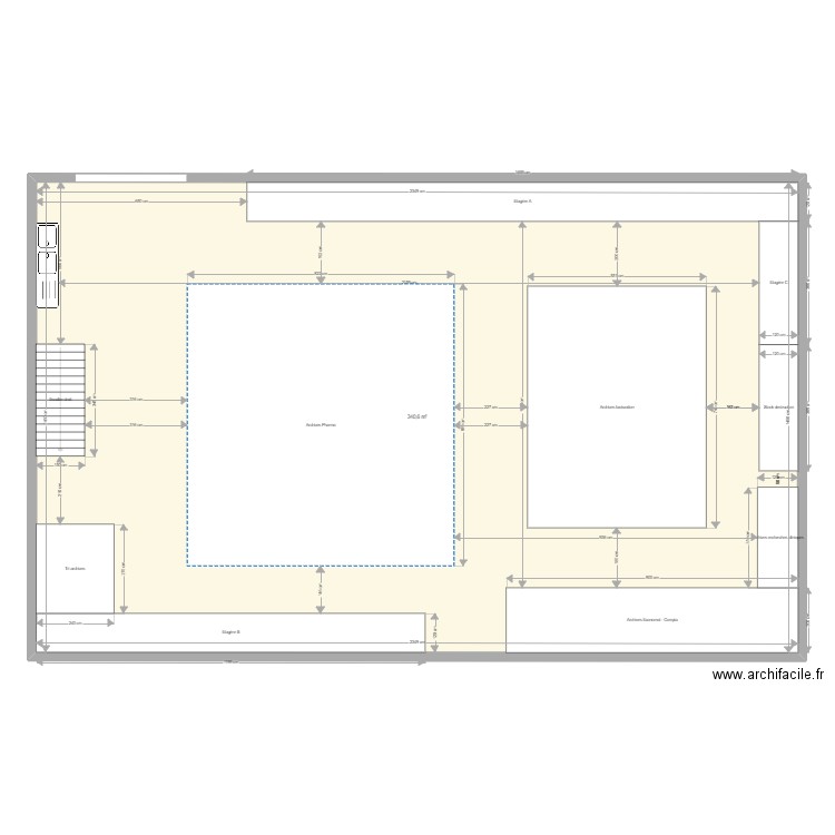 Nimy - archives. Plan de 0 pièce et 0 m2