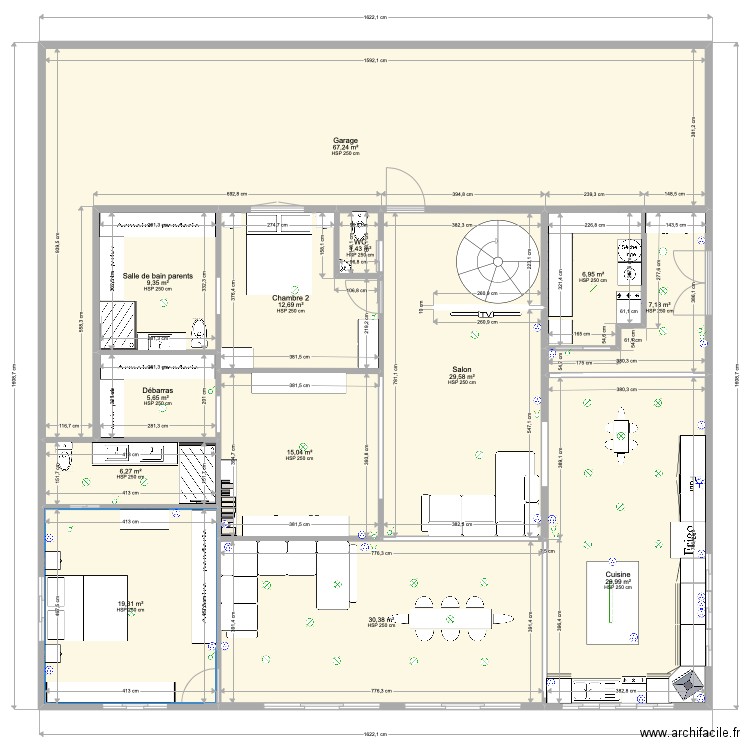 Rénovation maison PK11 MODIF WC. Plan de 0 pièce et 0 m2
