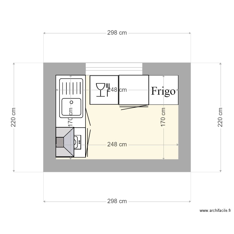 CUISINE ZALANA 1. Plan de 0 pièce et 0 m2