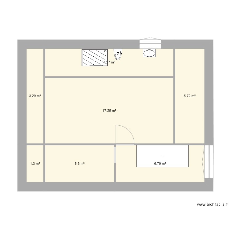 2eme étage L6. Plan de 0 pièce et 0 m2