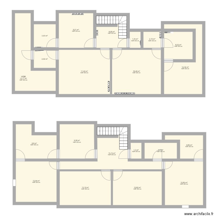 maison etage 2. Plan de 0 pièce et 0 m2