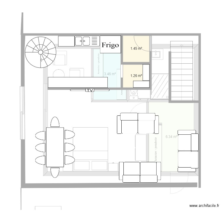 plan notre maison 1. Plan de 0 pièce et 0 m2