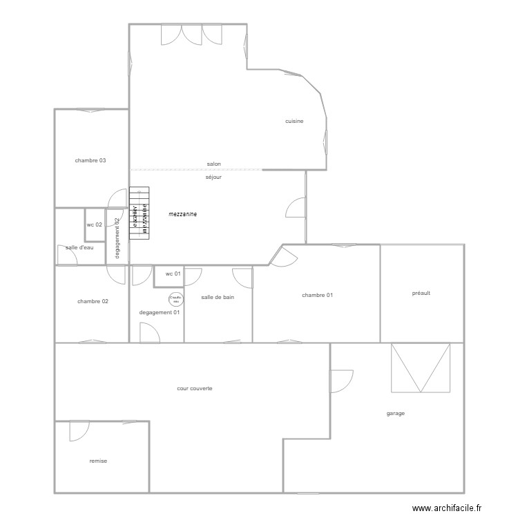 guicheteau pierre. Plan de 0 pièce et 0 m2