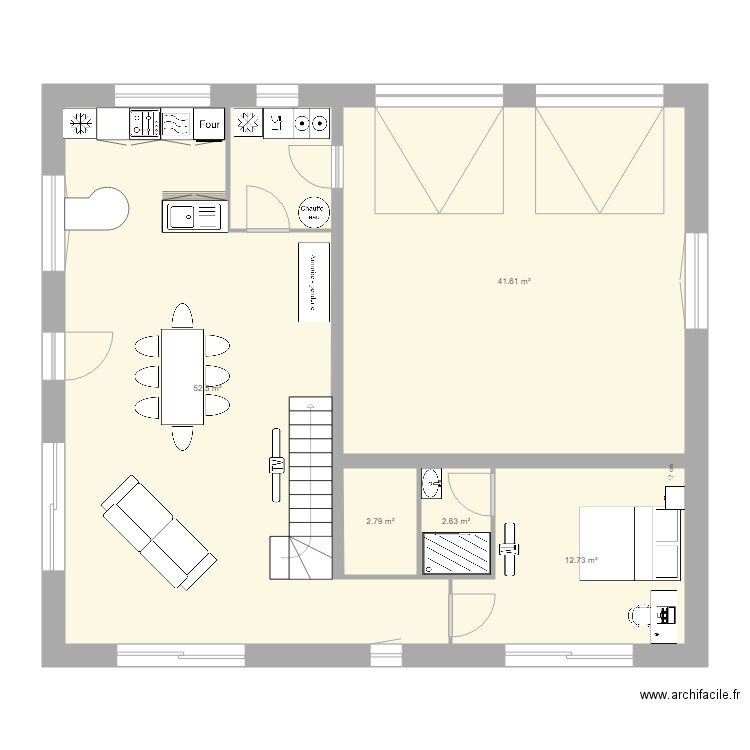 regnéville. Plan de 0 pièce et 0 m2