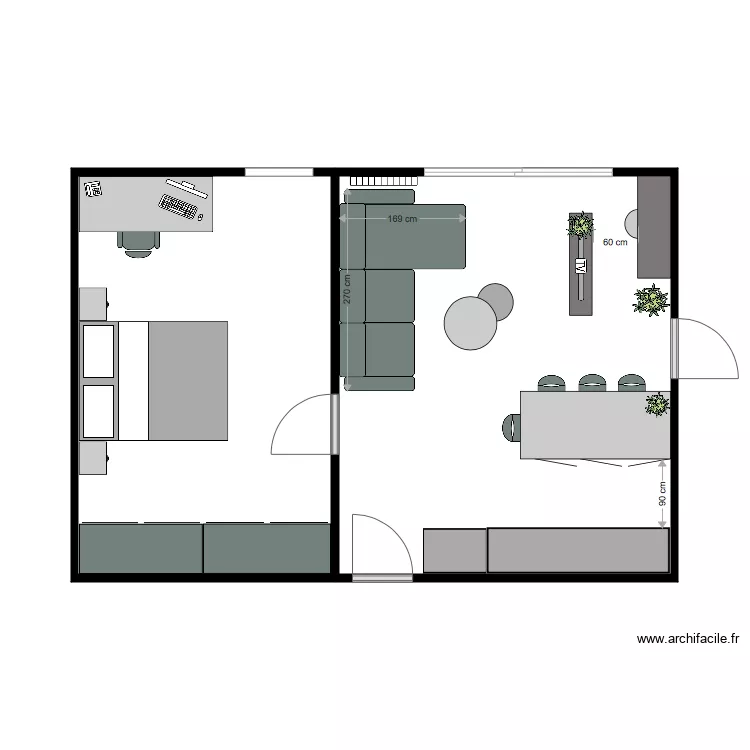 Alex and Lise. Plan de 