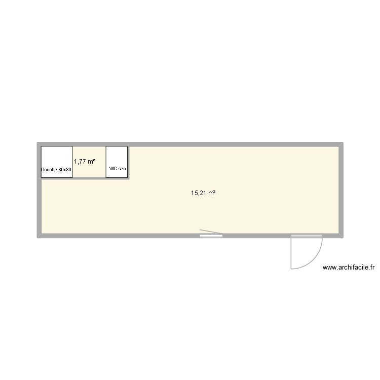 tiny. Plan de 0 pièce et 0 m2