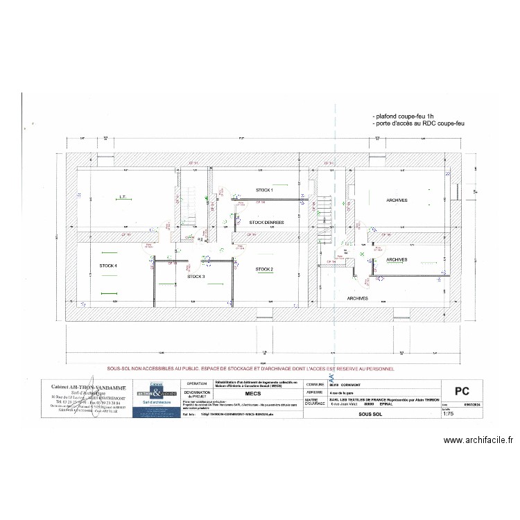 Sous-Sol n°2. Plan de 0 pièce et 0 m2