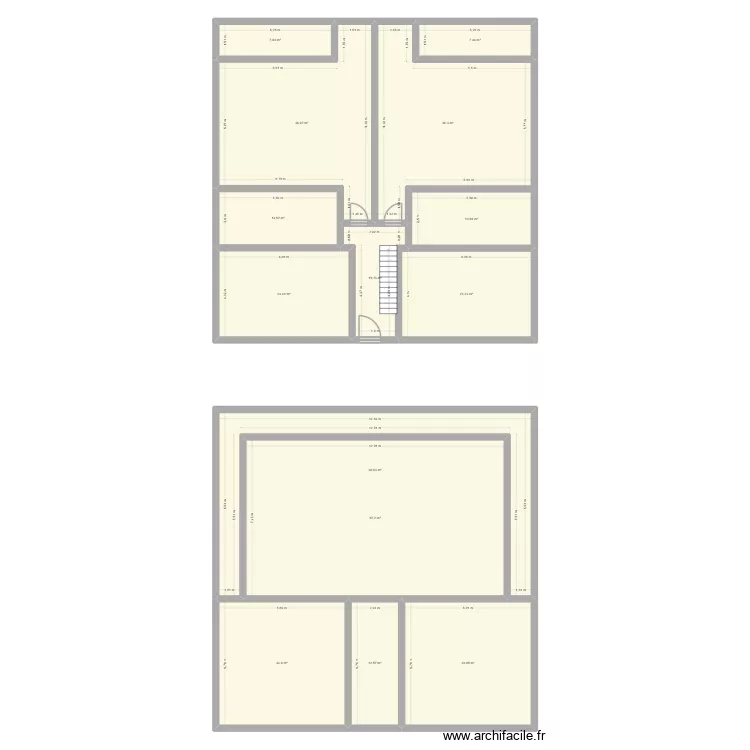 Dalifort-225m²-15x15. Plan de 14 pièces et 393 m² Dalifort-225m²-15x15. Plan de 14 pièces et 393 m²