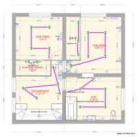 implantation maison bertignat 2 ème étage