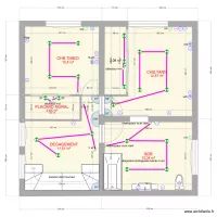 implantation maison bertignat 2 &egrave;me &eacute;tage