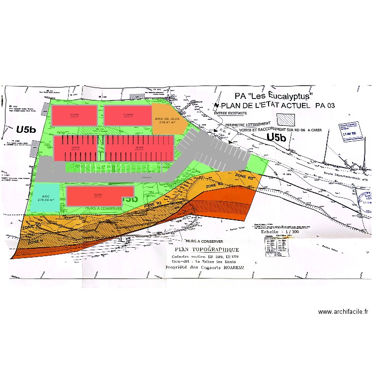 HOARAU ER400. Plan de 7 pièces et 3760 m2