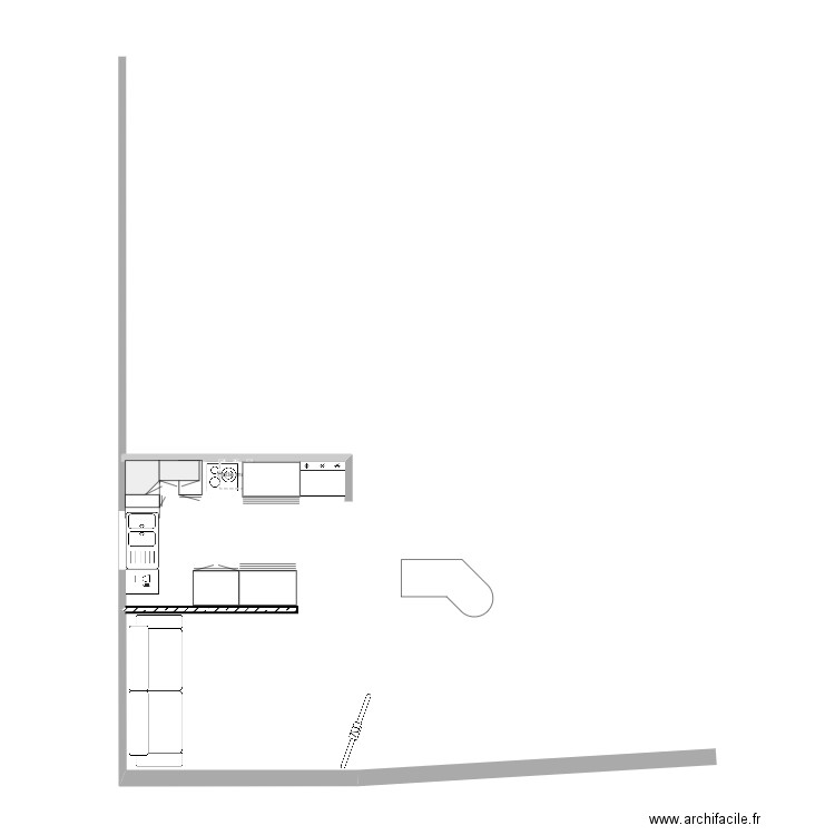 CUISINE. Plan de 0 pièce et 0 m2