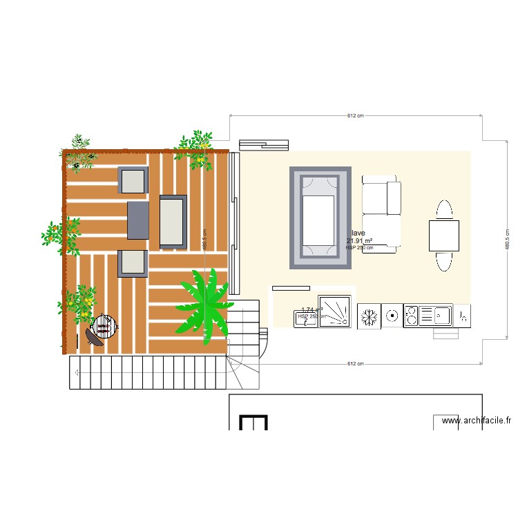 atelier . Plan de 0 pièce et 0 m2