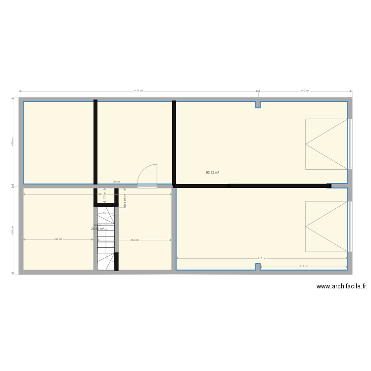 maison lancelot sous sol avec linteau. Plan de 0 pièce et 0 m2