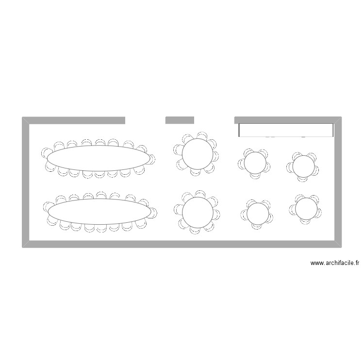 plan de salle a manger mariage 2. Plan de 0 pièce et 0 m2