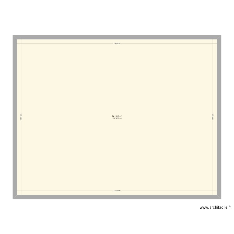 CONDORCET MASSE. Plan de 1 pièce et 142 m2