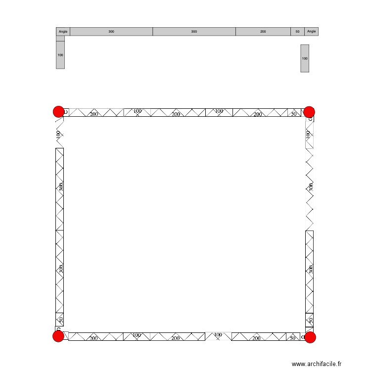 Truss tables. Plan de 0 pièce et 0 m2