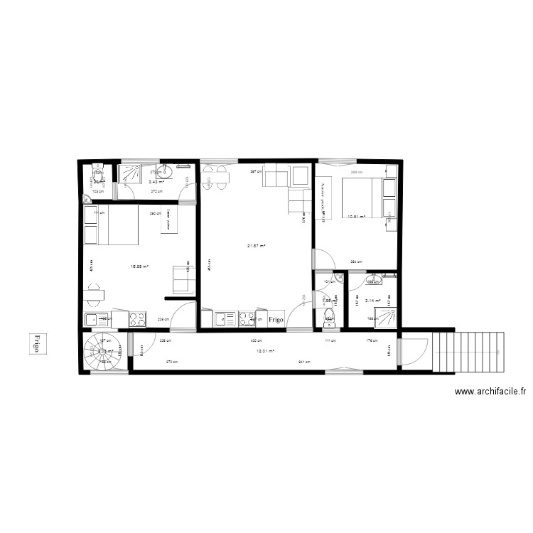 coté super Batiment Droit 1 er 2. Plan de 0 pièce et 0 m2