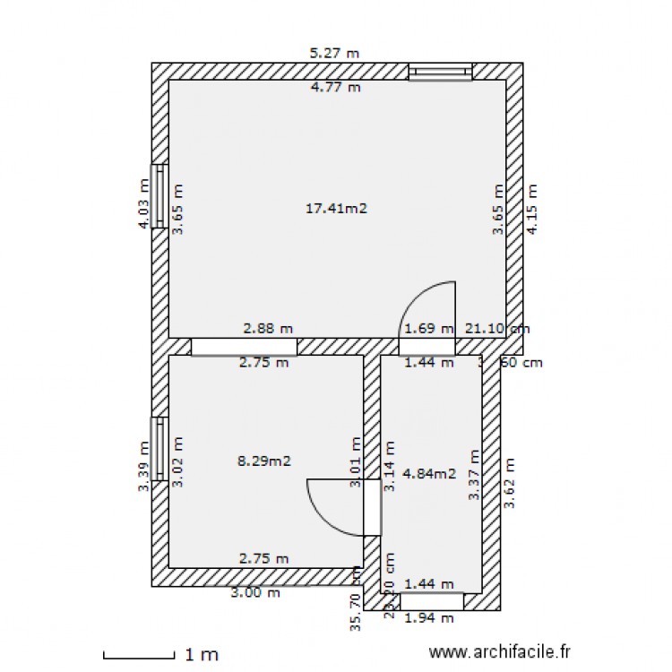 1 place boucicaut, 1er etage. Plan de 0 pièce et 0 m2