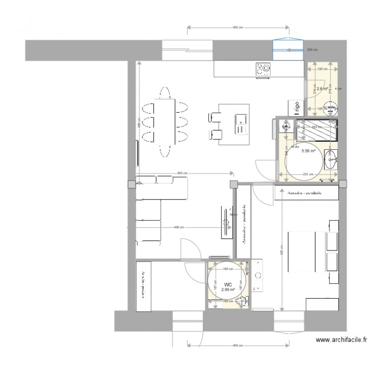 Gite 2. Plan de 0 pièce et 0 m2