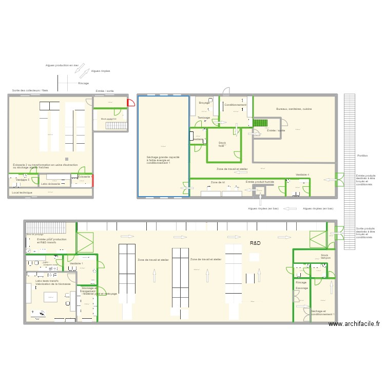 Camaret 1 et 2 pour IFP. Plan de 0 pièce et 0 m2