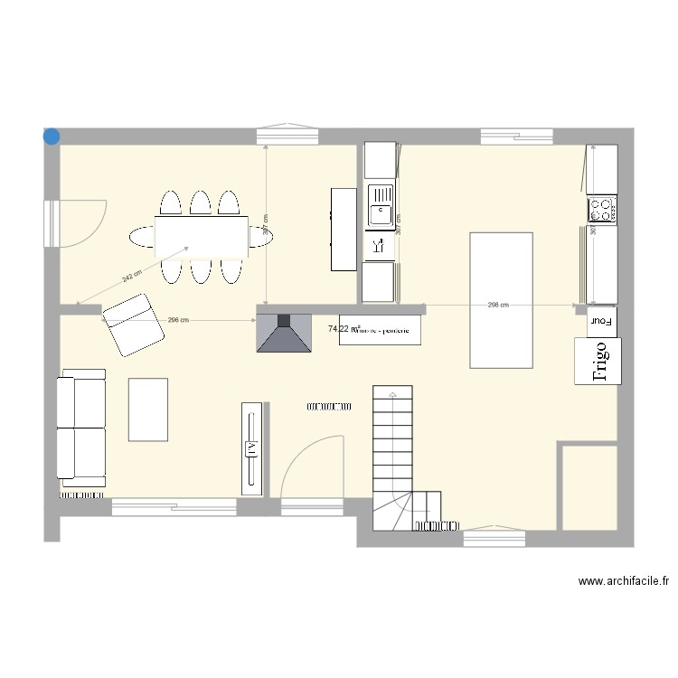 rdc etat futur32. Plan de 0 pièce et 0 m2