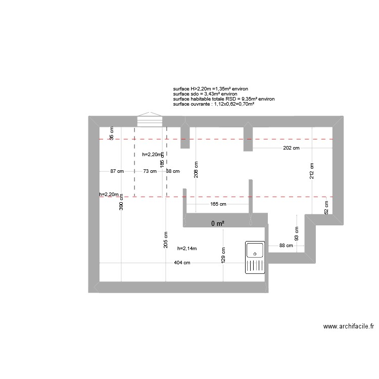 20 Jean Jaurès Etage 3 porte 2. Plan de 0 pièce et 0 m2