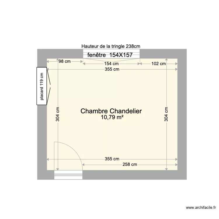 Chambre chandelier . Plan de Chambre chandelier . Plan de