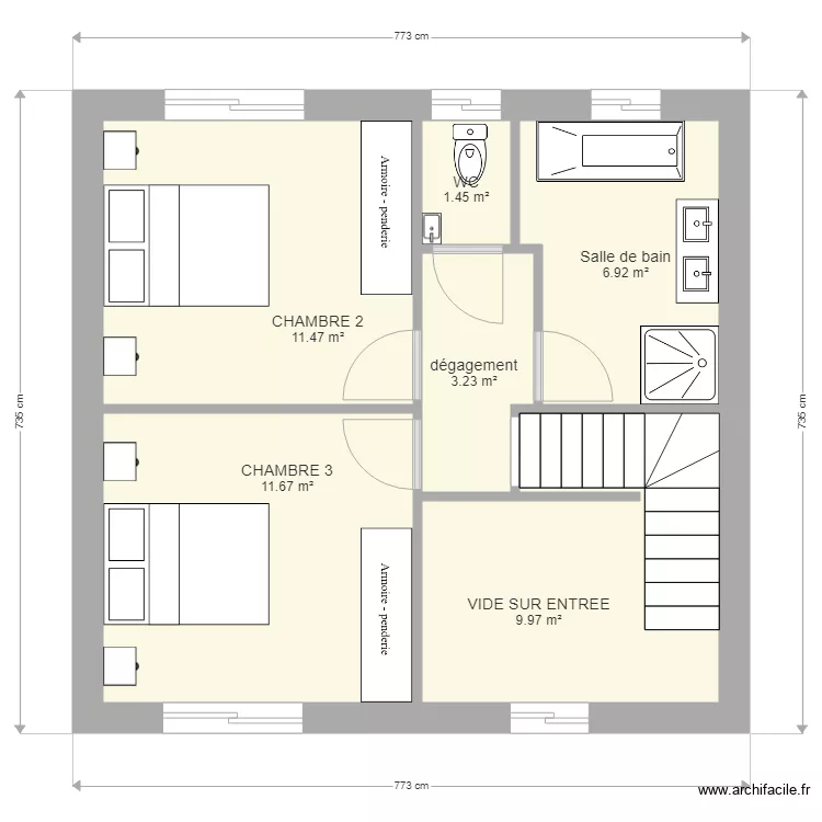 LAST CHANCE 3 etage FENETRE. Plan de 