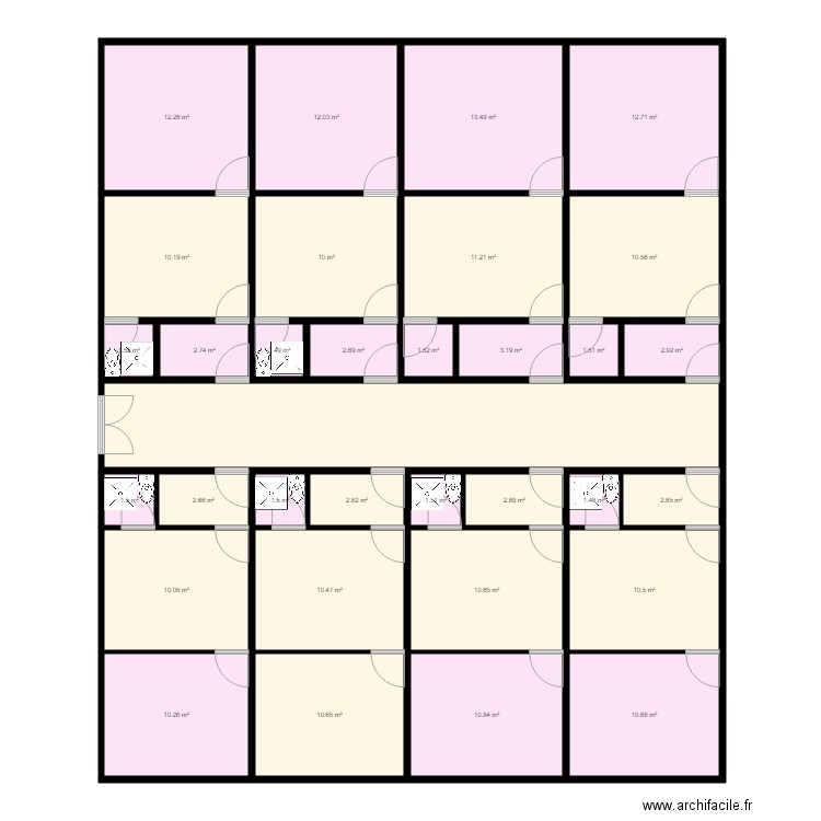 COUR PAS. Plan de 0 pièce et 0 m2