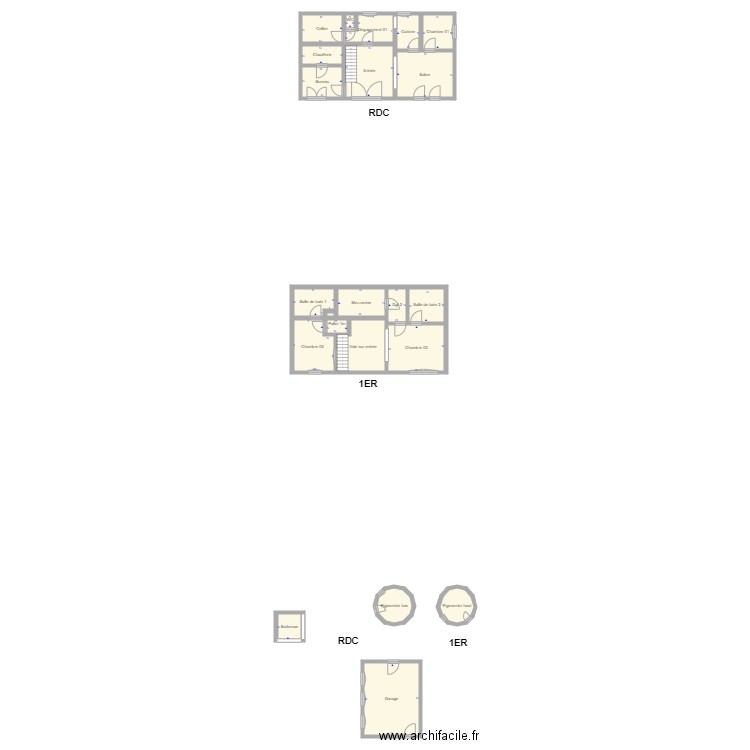 TIROLE P. Plan de 0 pièce et 0 m2
