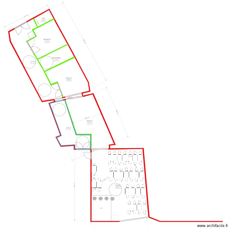 CLERMONT COQUE SALLE 2. Plan de 0 pièce et 0 m2