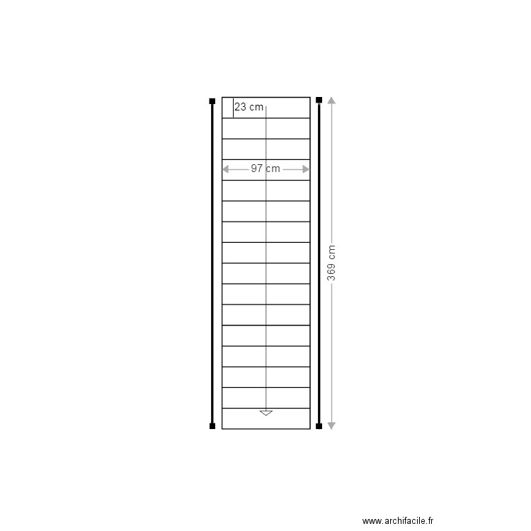 Escalier Tissot dupont projet. Plan de 0 pièce et 0 m2