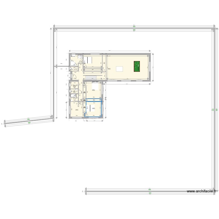 Pavillon 1. Plan de 0 pièce et 0 m2