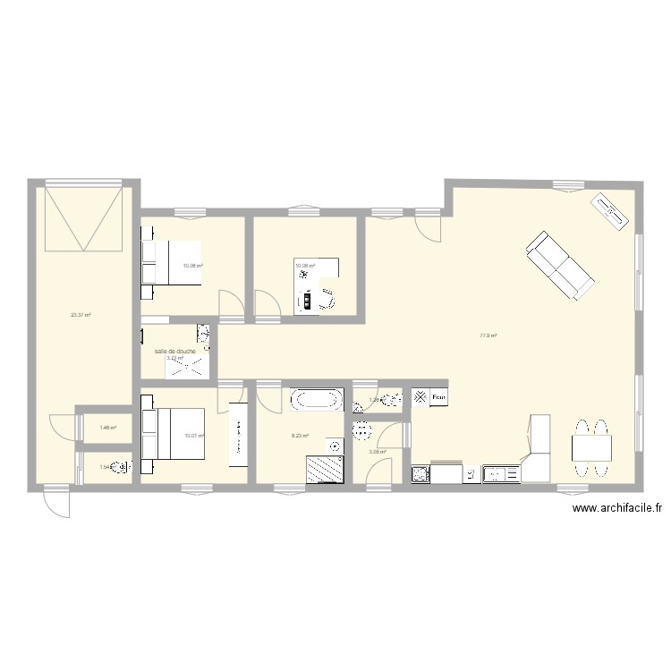 castel. Plan de 0 pièce et 0 m2