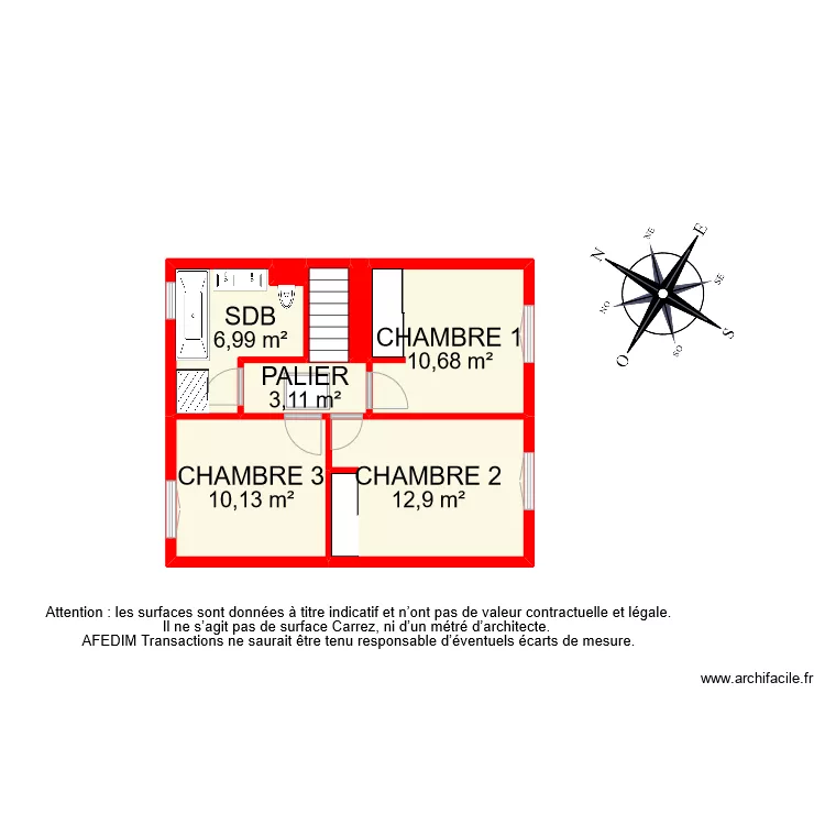 BI 10959 ETAGE . Plan de 