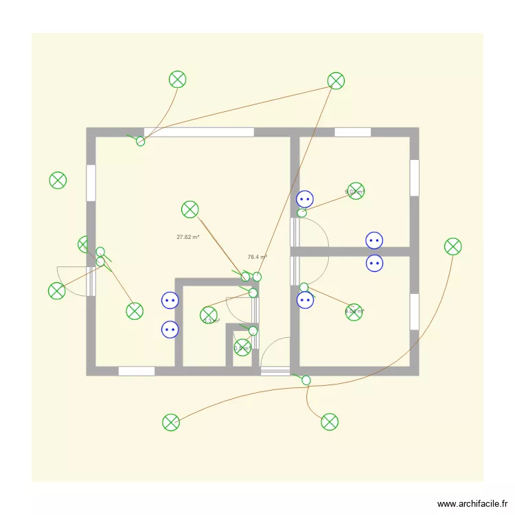 maison Paea 1. Plan de 
