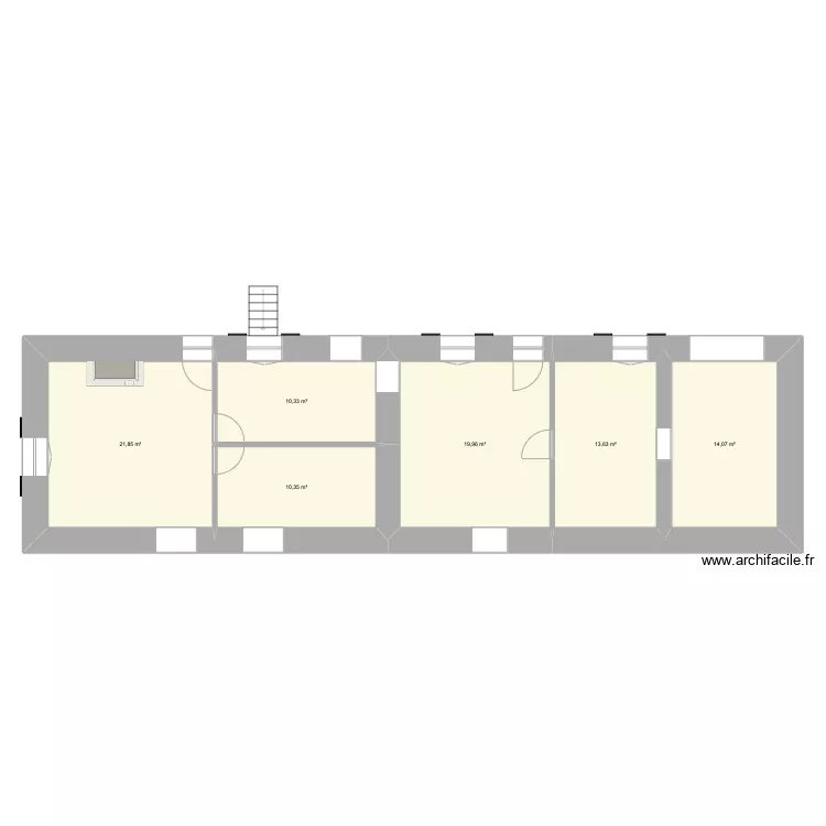 G&icirc;te. Plan de 