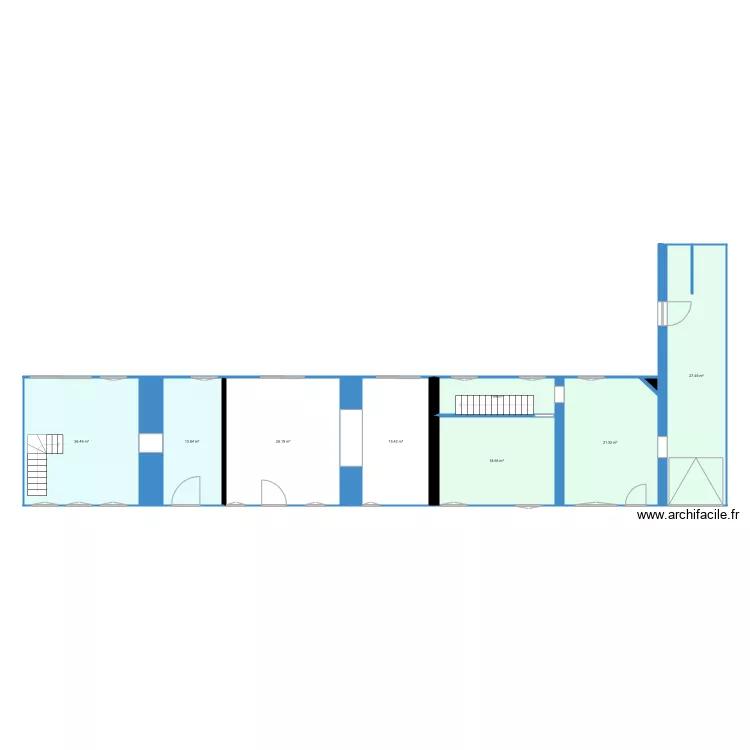 LOG 76 MOULIS AM&Eacute;NAG&Eacute;. Plan de 