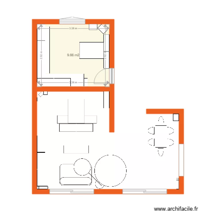 maison saint jean 2. Plan de 